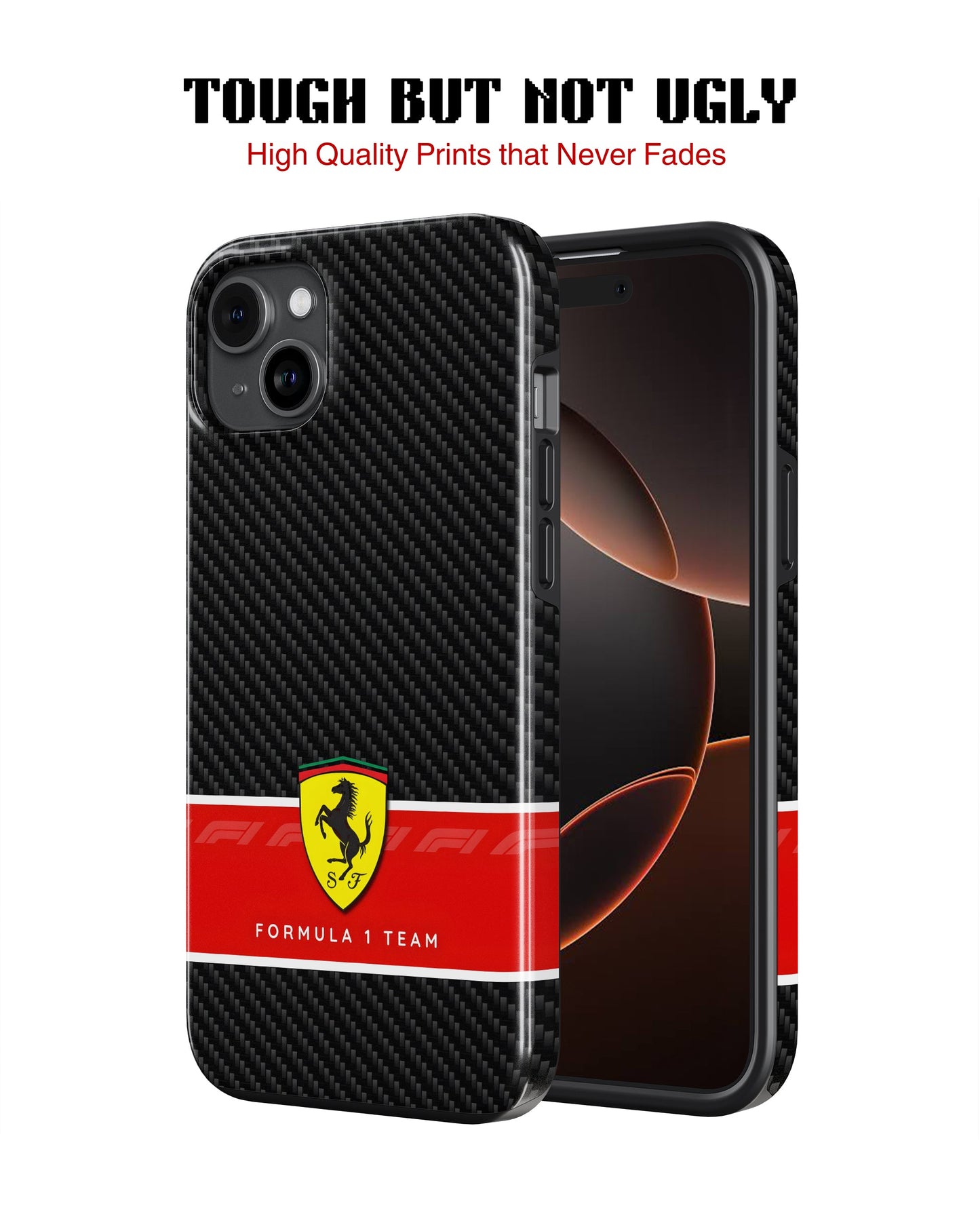 Samsung Galaxy S23 Plus Tank Case | Formula 1 (Carbon Ferrari)