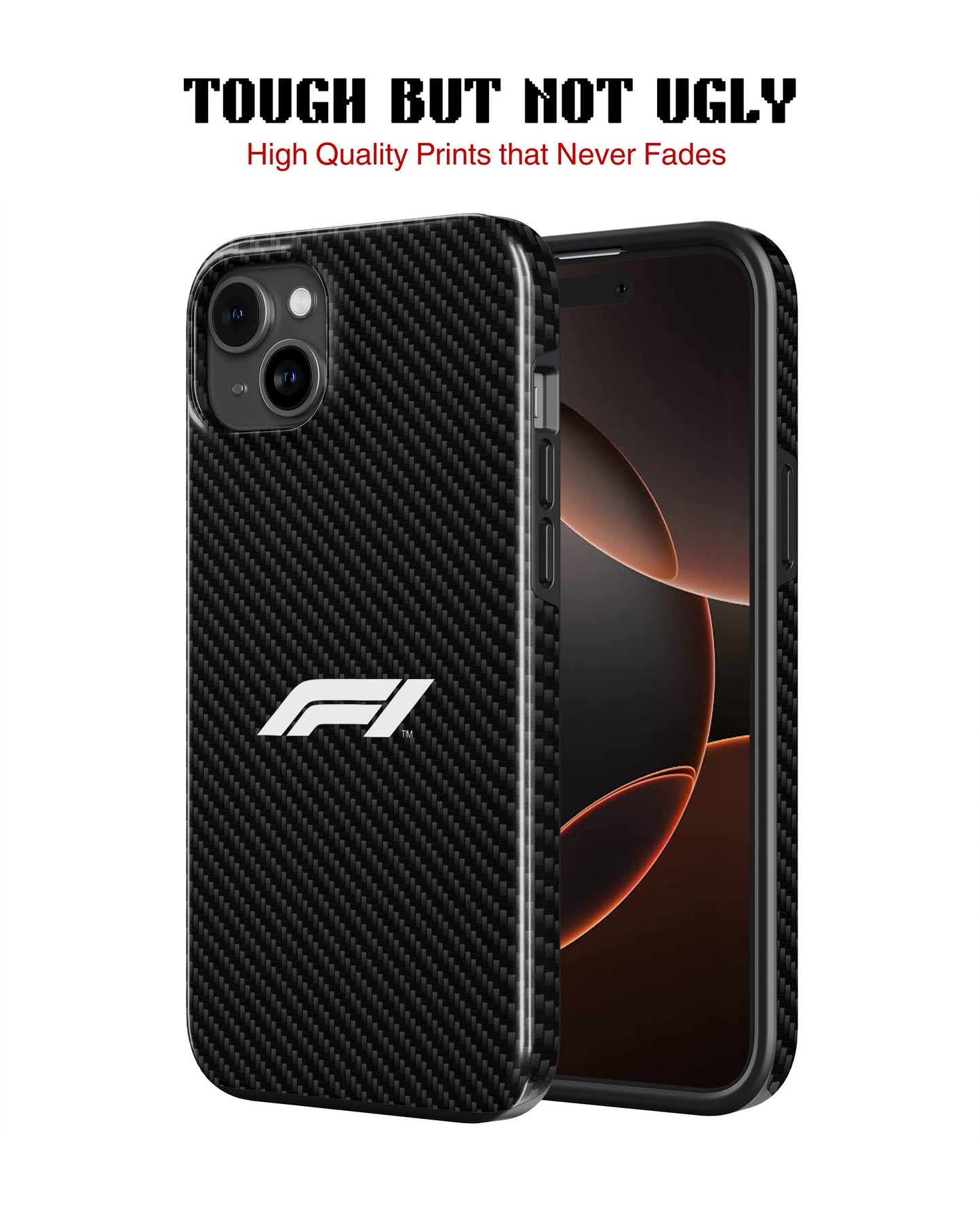 iPhone 12 Tank Case | Formula 1 (Carbon Grid)