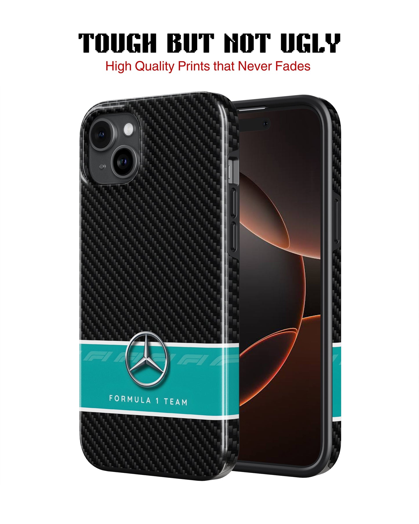 Samsung Galaxy S23 Plus Tank Case | Formula 1 (Carbon Mercedes)