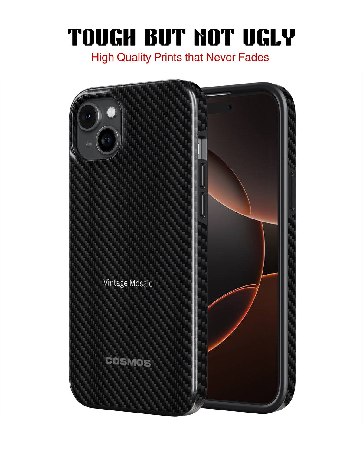 Samsung Galaxy S26 Tank Case | Textures (Carbon Weave)