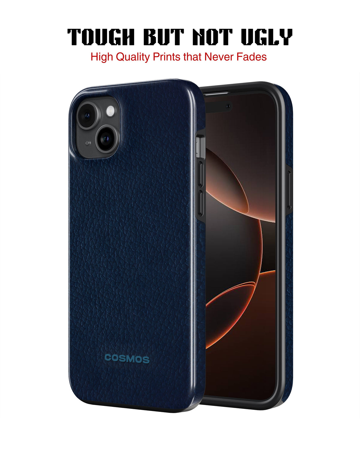 iPhone 12 Mini Tank Case | Textures (Deep Navy)