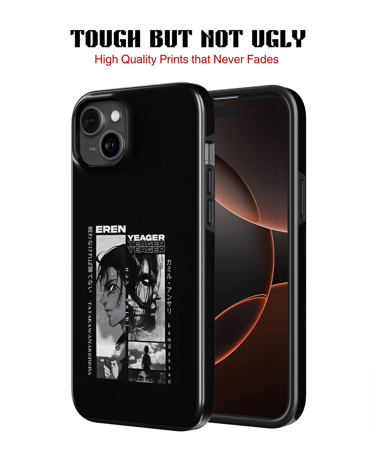 iPhone 16 Plus Tank Case | Anime (Eren Yeager)
