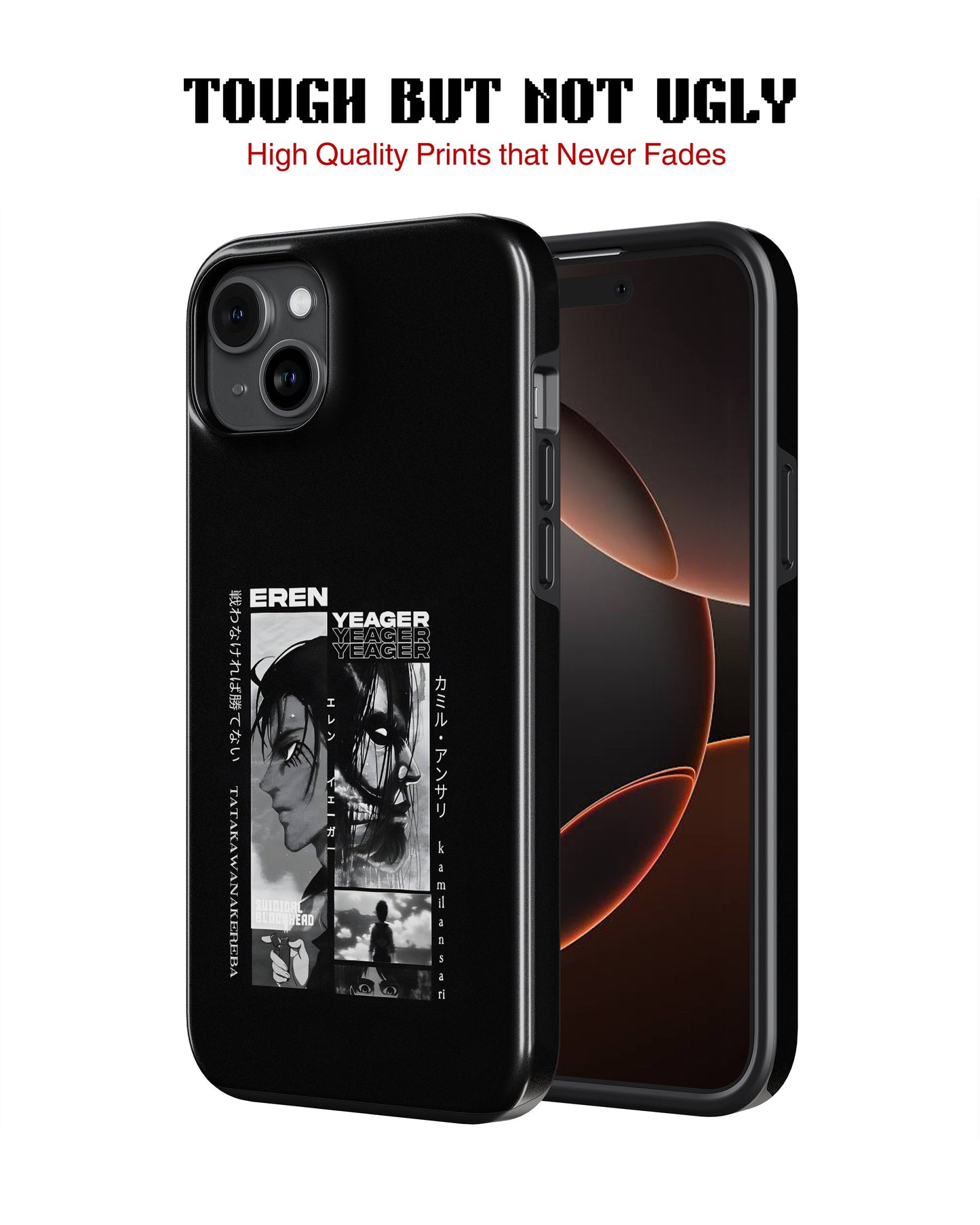 iPhone 13 Mini Tank Case | Anime (Eren Yeager)