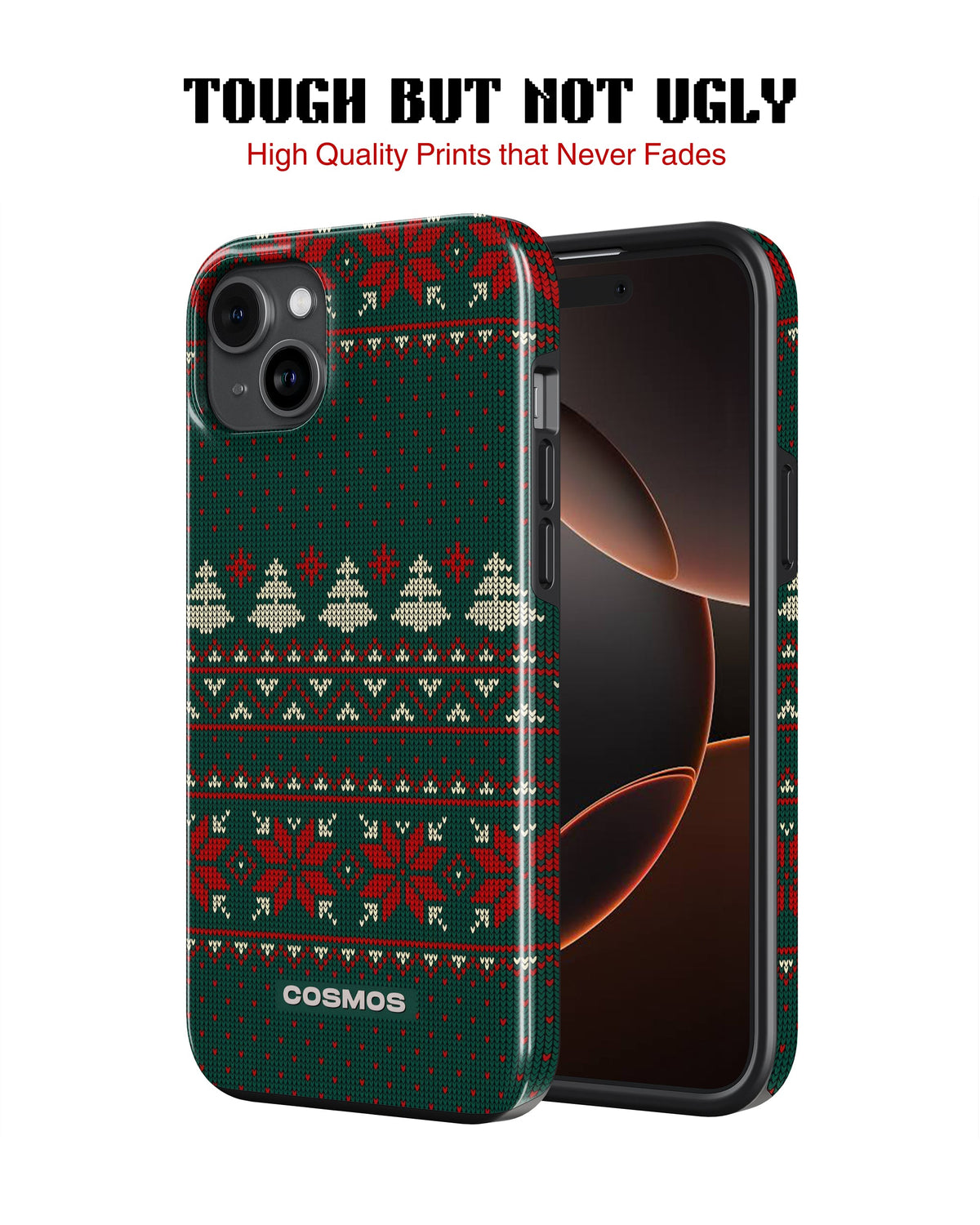 iPhone 12 Tank Case | Textures (Evergreen Knit)