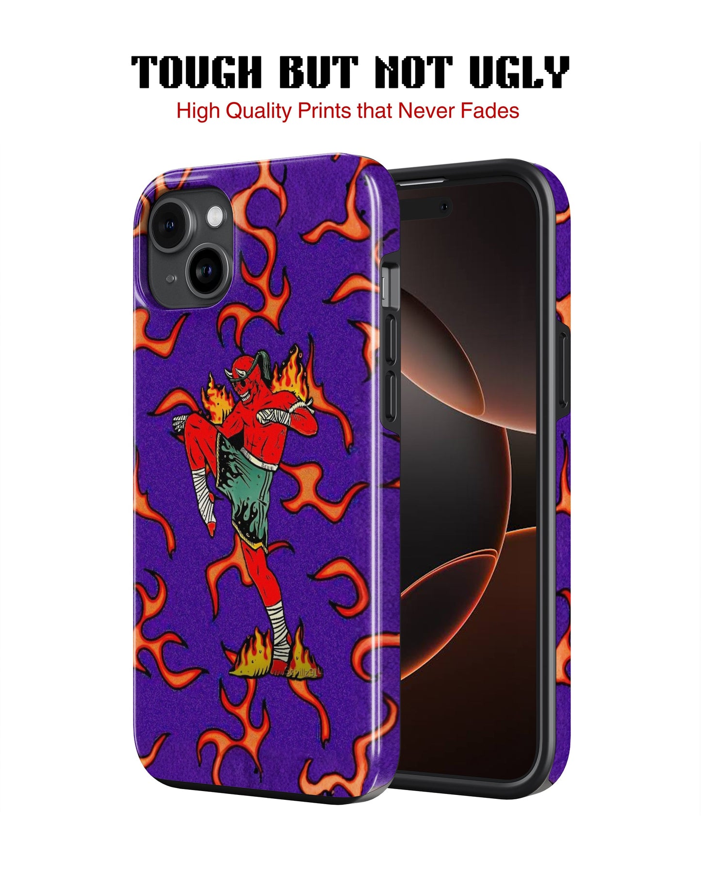 iPhone 14 Tank Case | Modernism (Fire Runner)