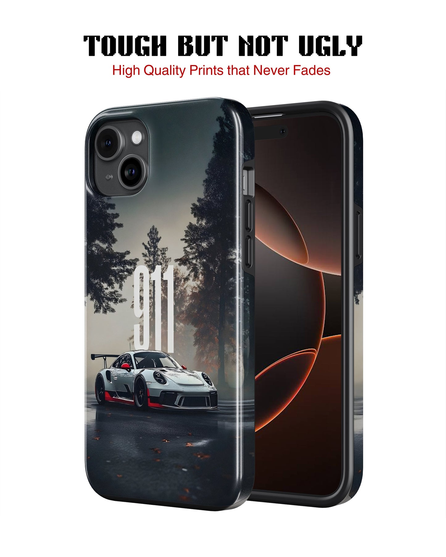 iPhone 16 Plus Tank Case | Sports Car (Forest Run)