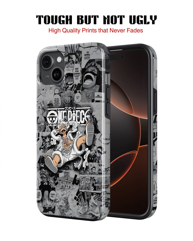 iPhone 15 Plus Tank Case | Anime (Gear 5 Luffy)