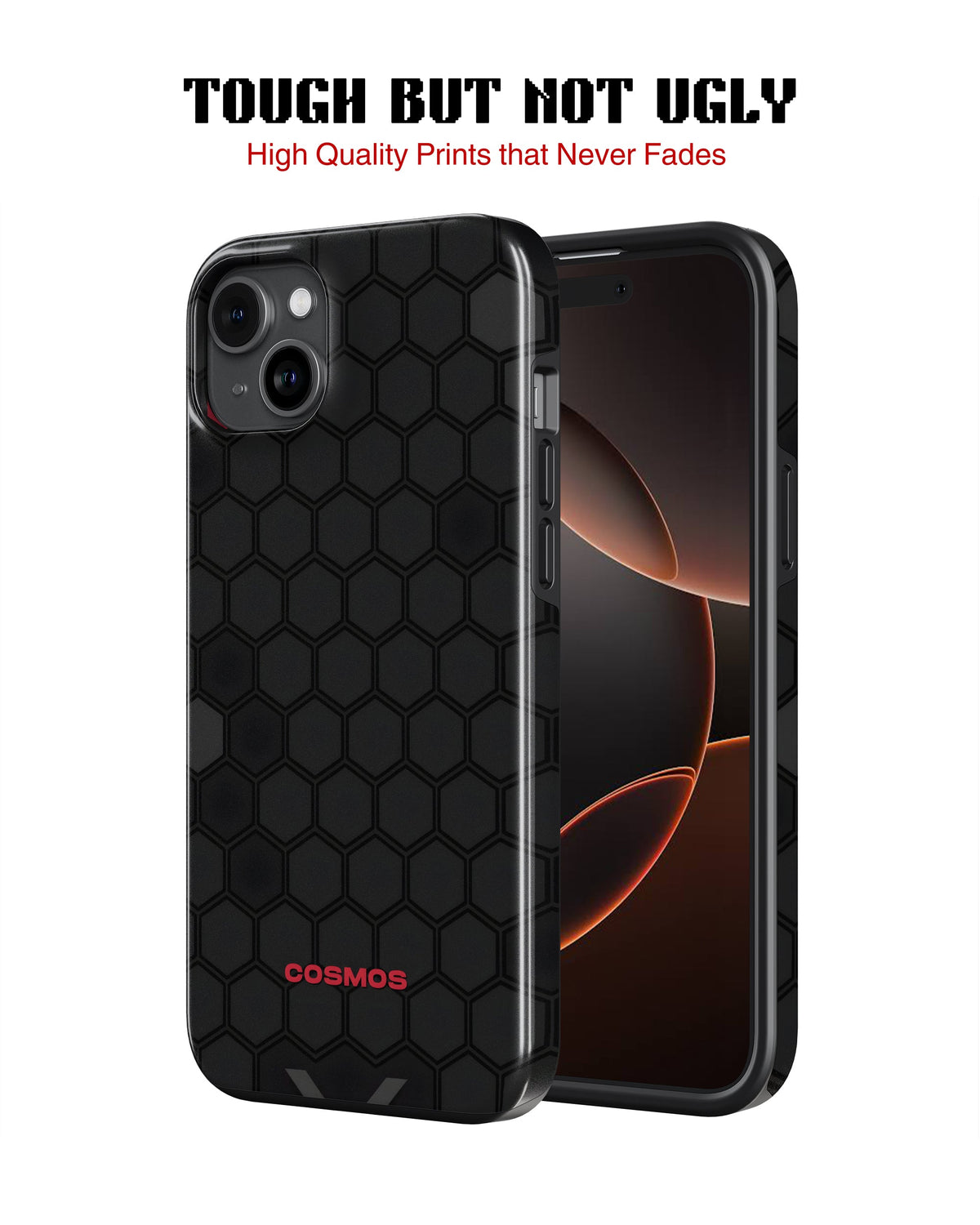 iPhone 16 Plus Tank Case | Textures (Hex Core)