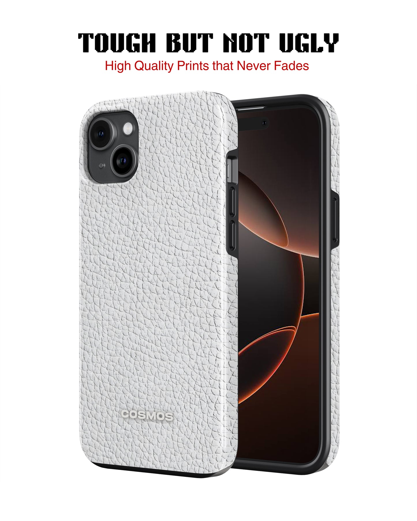 Samsung Galaxy S25 Tank Case | Textures (Ivory Grain)