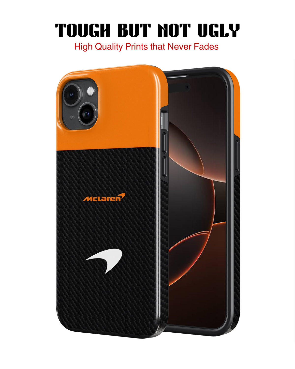 iPhone 16 Plus Tank Case | Formula 1 (McLaren Carbon)