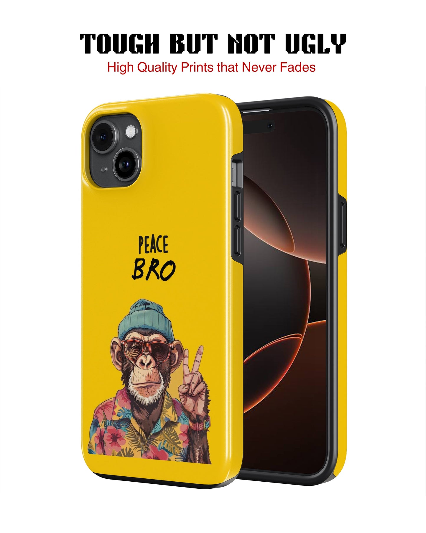 iPhone 13 Mini Tank Case | Modernism (Peace Bro)