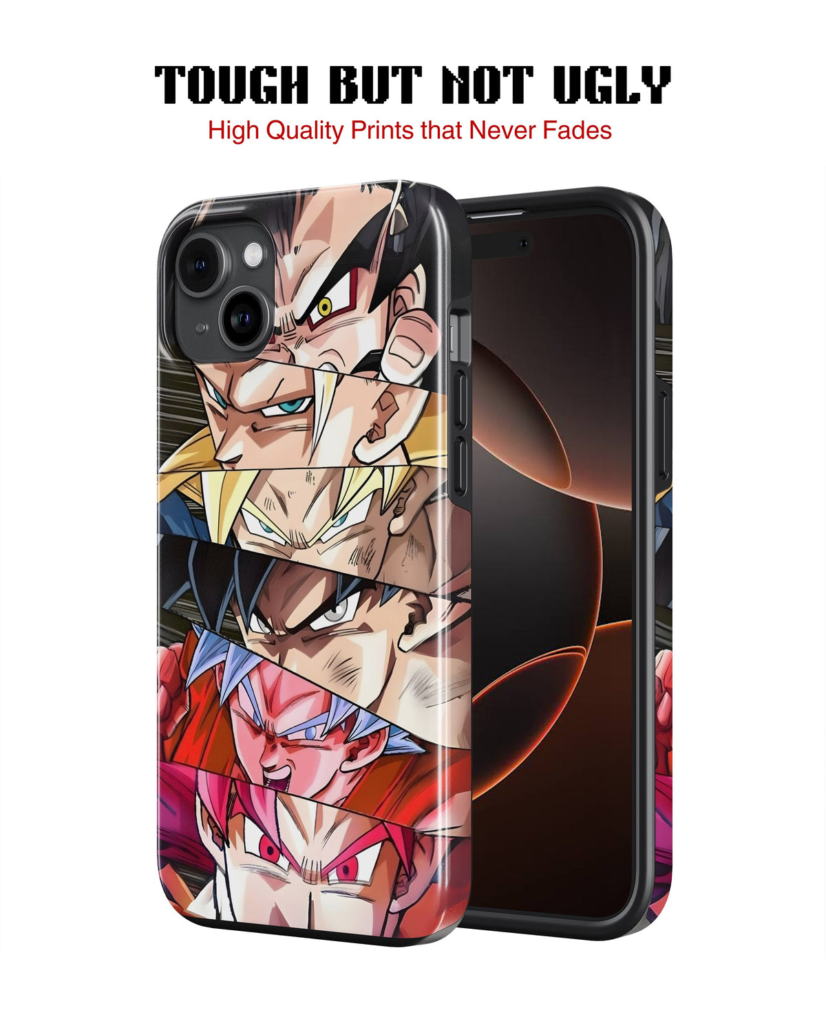 Samsung Galaxy S25 Ultra Tank Case | Anime (Saiyan Faces)