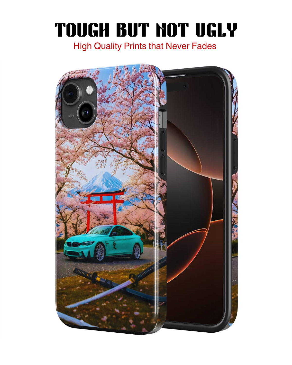 iPhone 15 Plus Tank Case | Sports Car (Sakura Run)