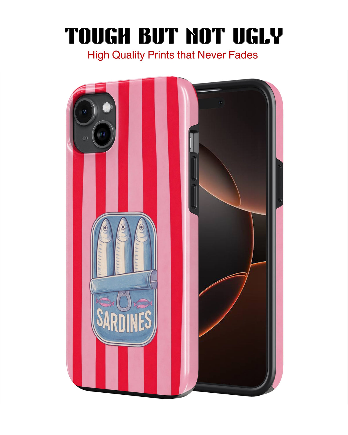 iPhone 14 Plus Tank Case | Girls Aesthetics (Sardine Pop)