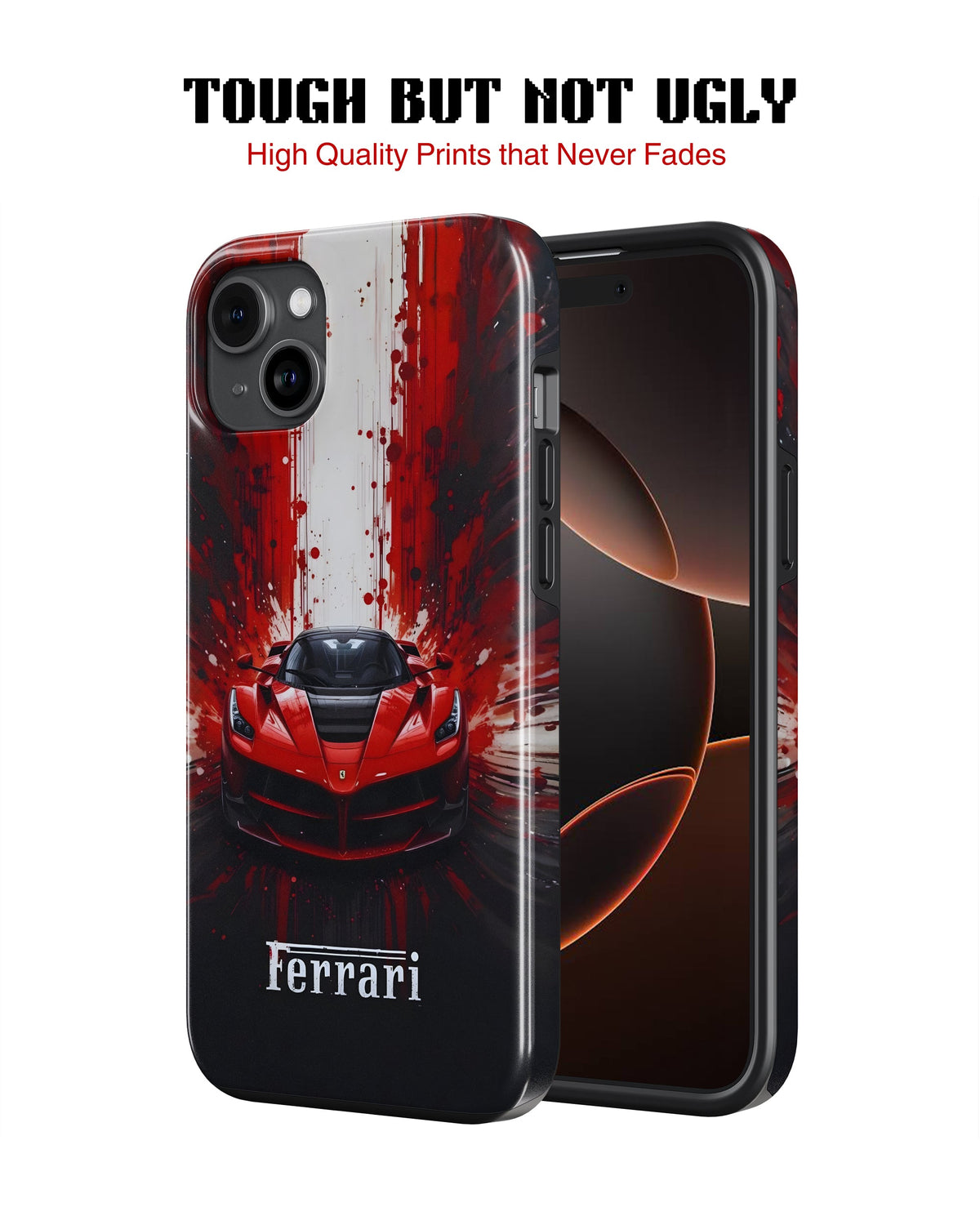 iPhone 16 Tank Case | Sports Car (Scarlet Fury)