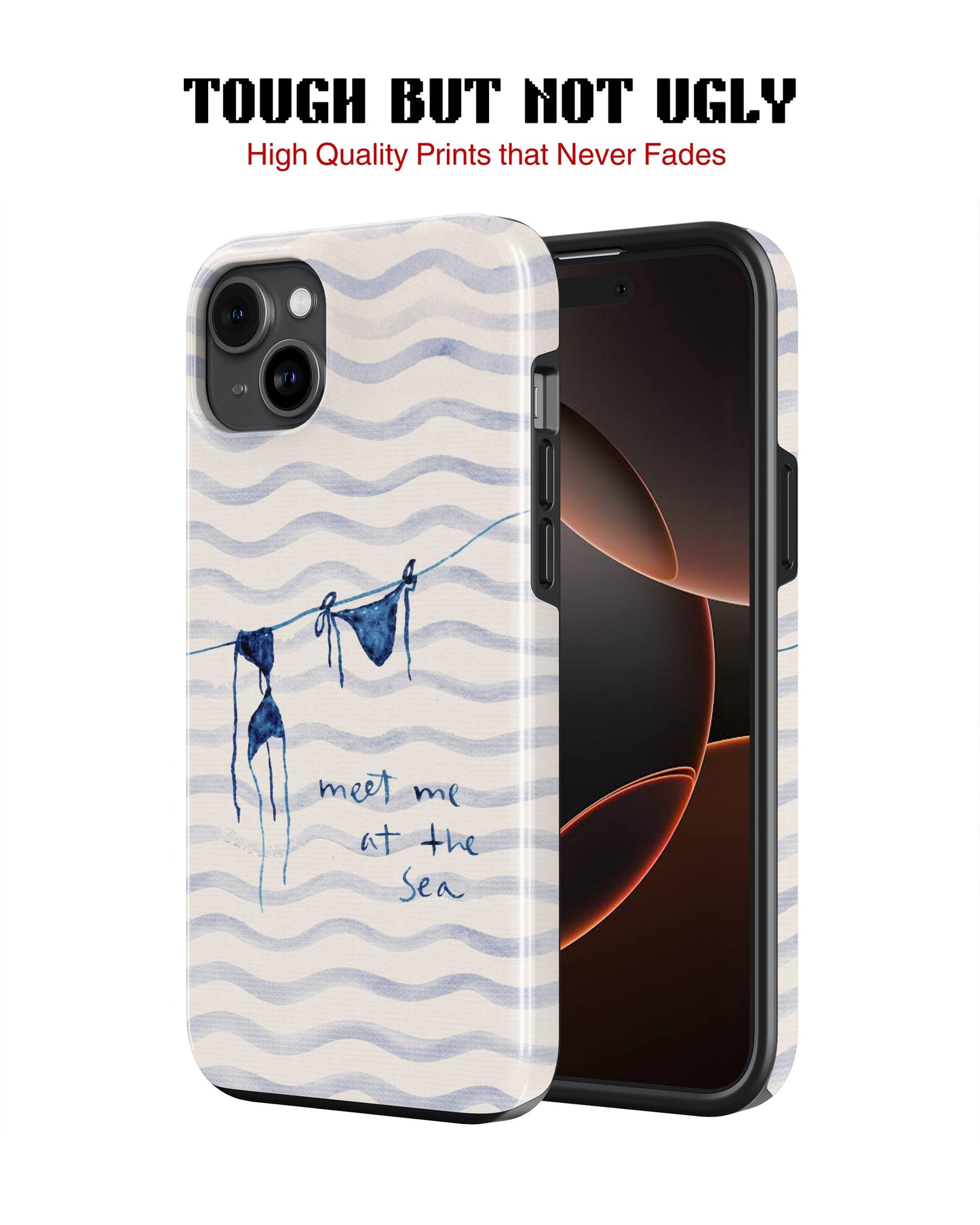 iPhone 12 Tank Case | Girls Aesthetics (Sea Breeze)