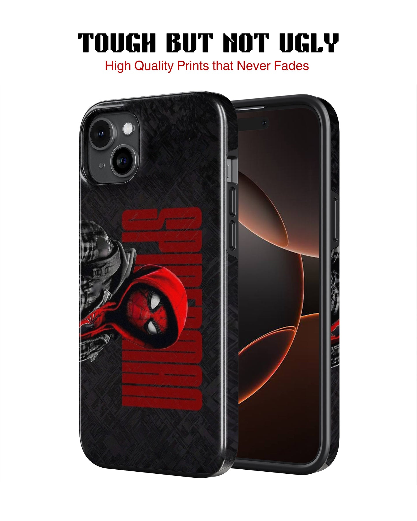 iPhone 16 Plus Tank Case | Superhero (Shadow Mask)