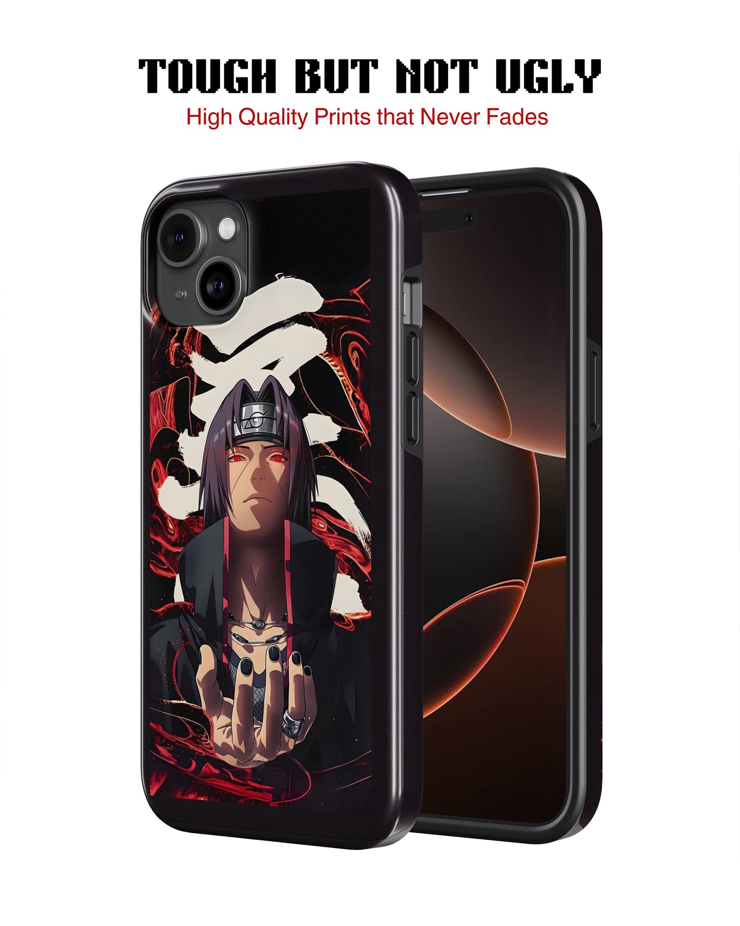 iPhone 14 Plus Tank Case | Anime (Silent Itachi)