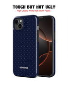 Samsung Galaxy S25 Tank Case | Textures (Starlight Navy)
