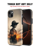 iPhone 15 Plus Tank Case | Anime (Sunset Voyager)