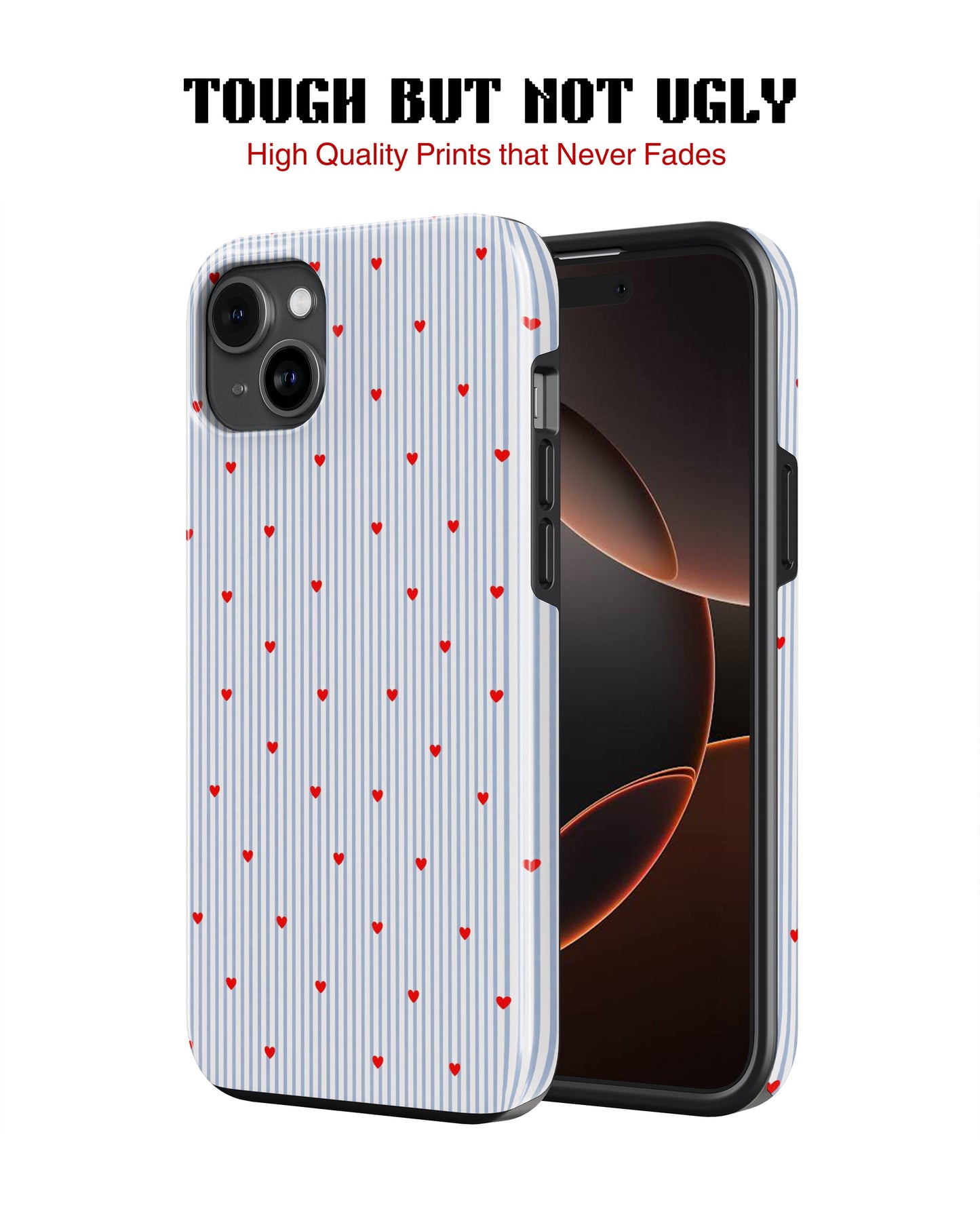 iPhone 12 Tank Case | Girls Aesthetics (Sweet Stripes)