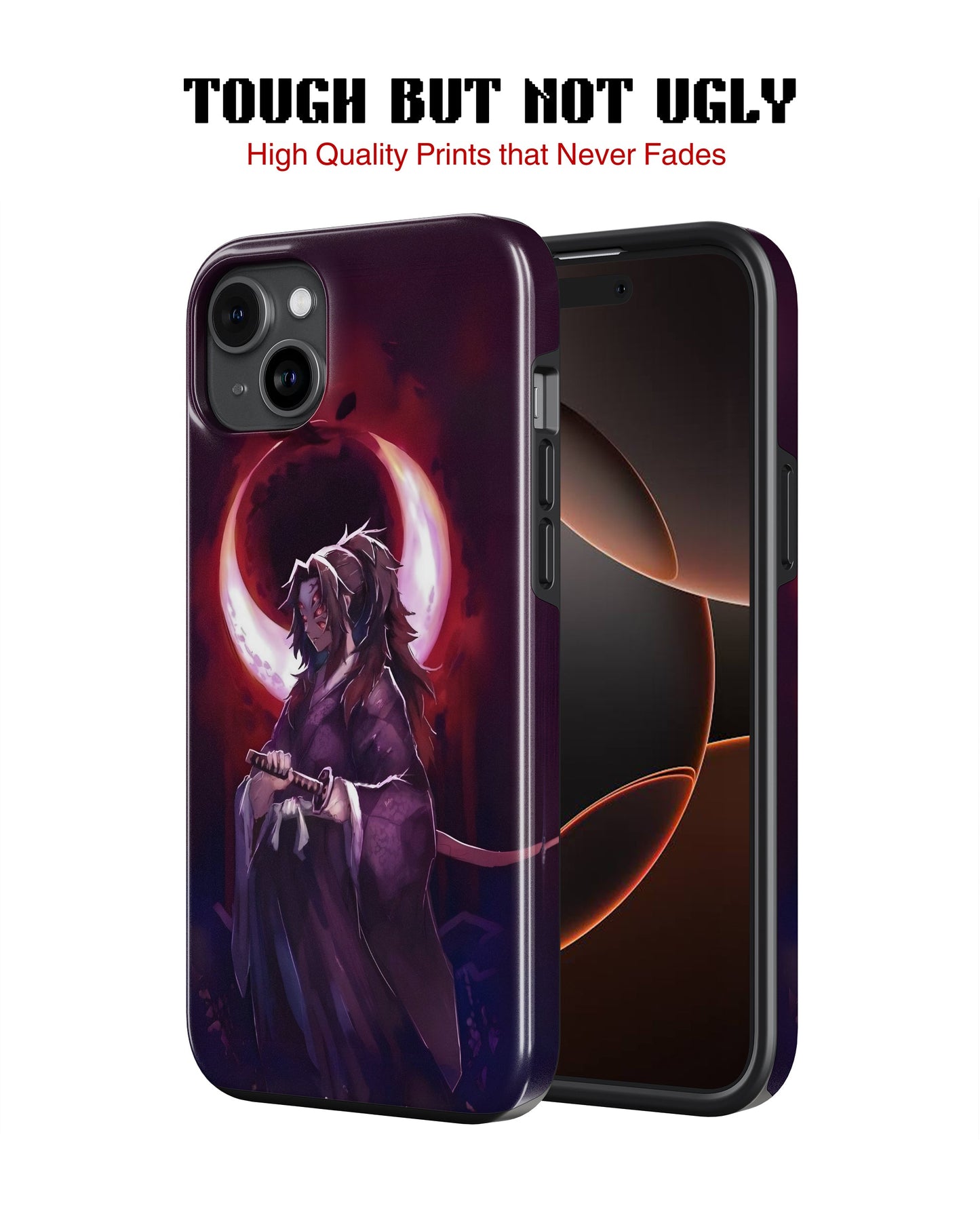 iPhone 16 Plus Tank Case | Anime (Upper Moon One)