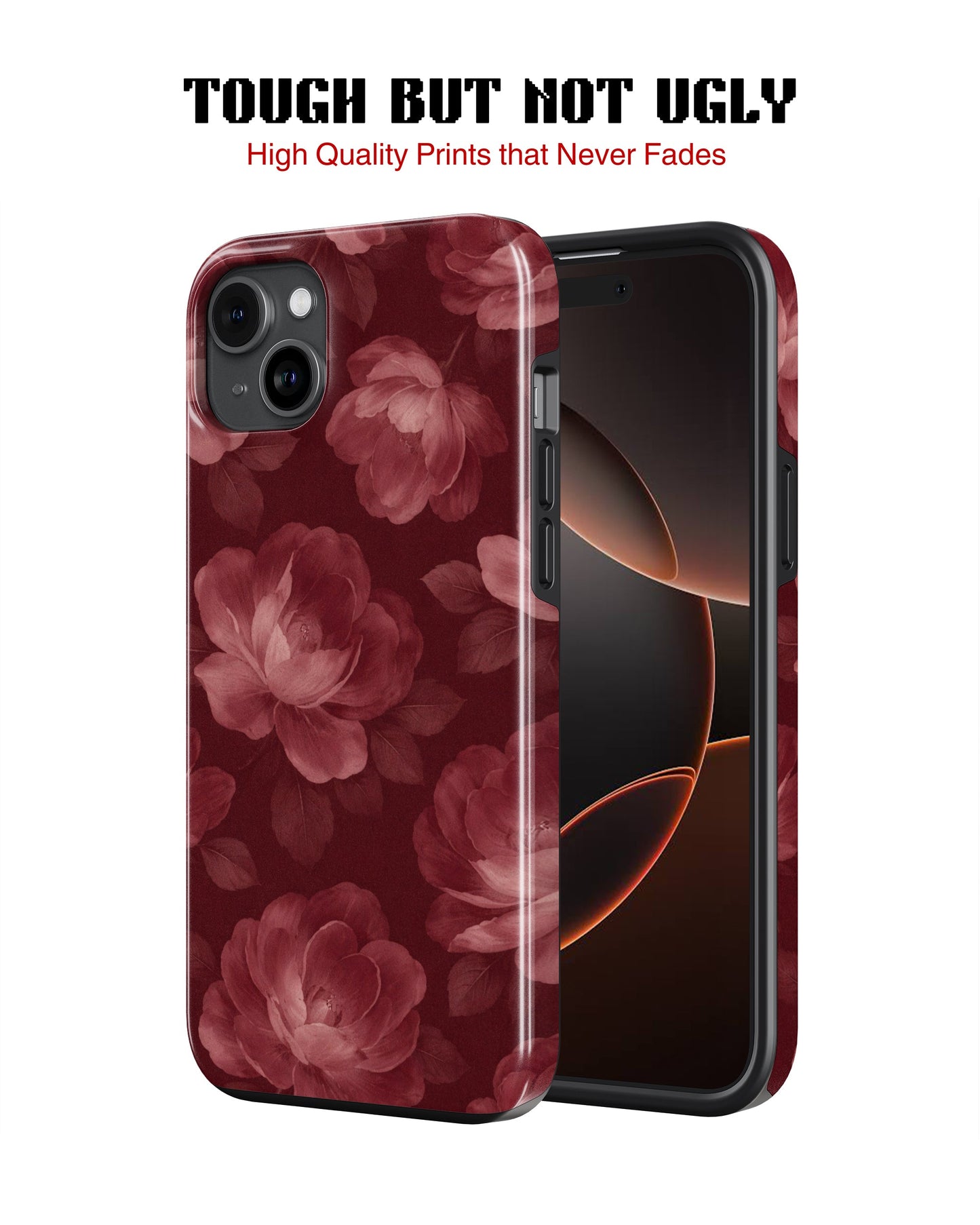 iPhone 14 Plus Tank Case | Girls Aesthetics (Velvet Bloom)