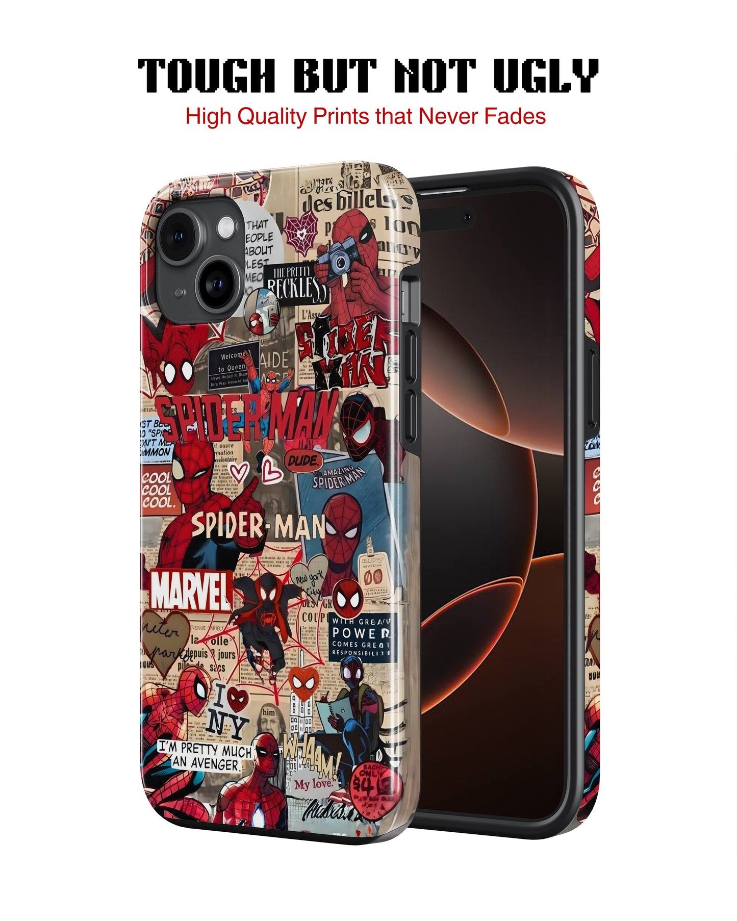 iPhone 14 Plus Tank Case | Superhero (Web Diaries)