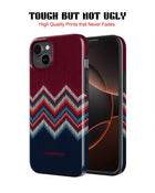 Samsung Galaxy S25 Tank Case | Textures (Winter Chevron)