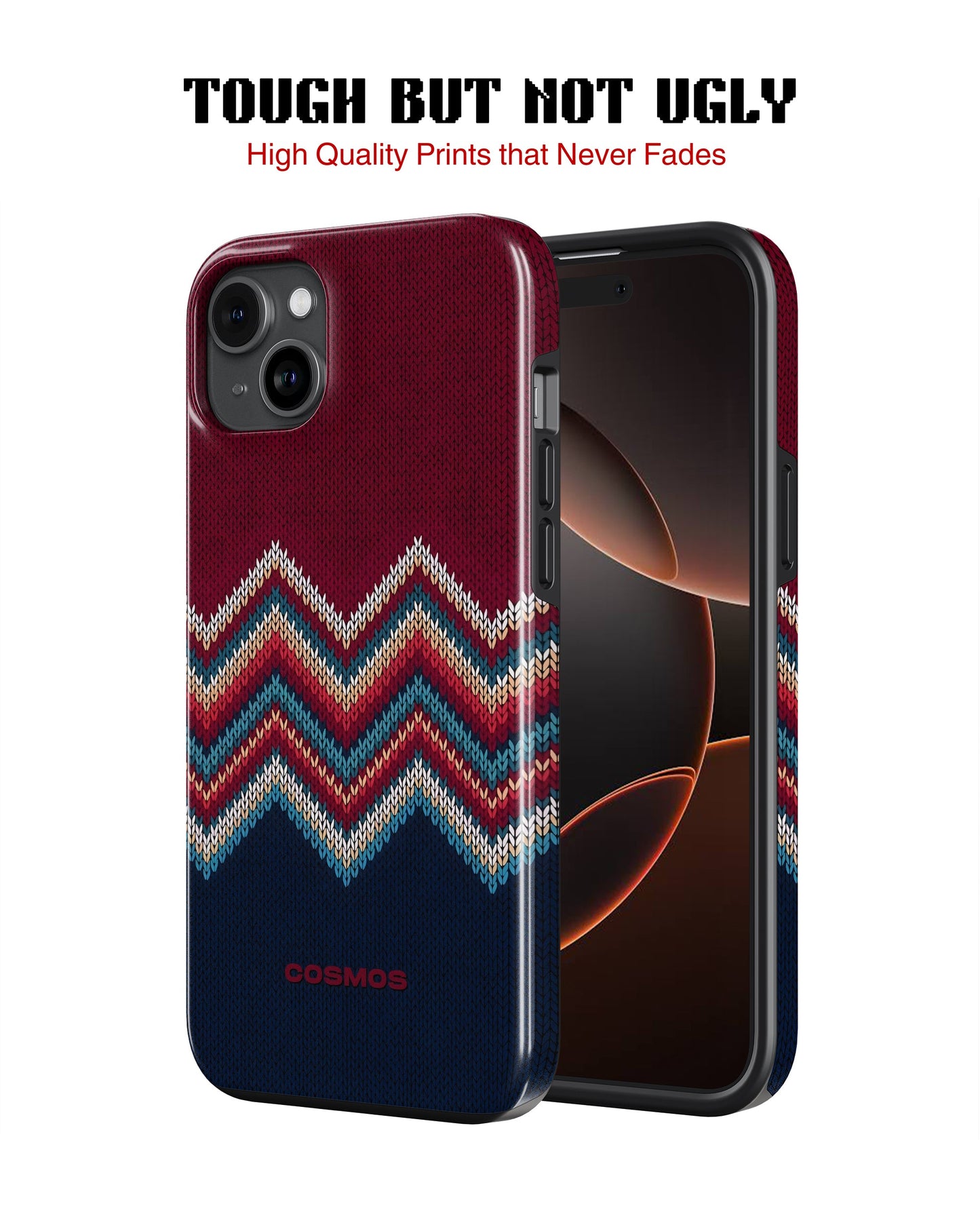 iPhone 13 Tank Case | Textures (Winter Chevron)