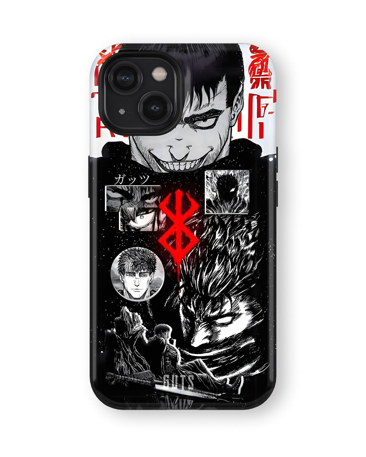 iPhone 14 Plus Tank Case | Anime (Black Swordsman)
