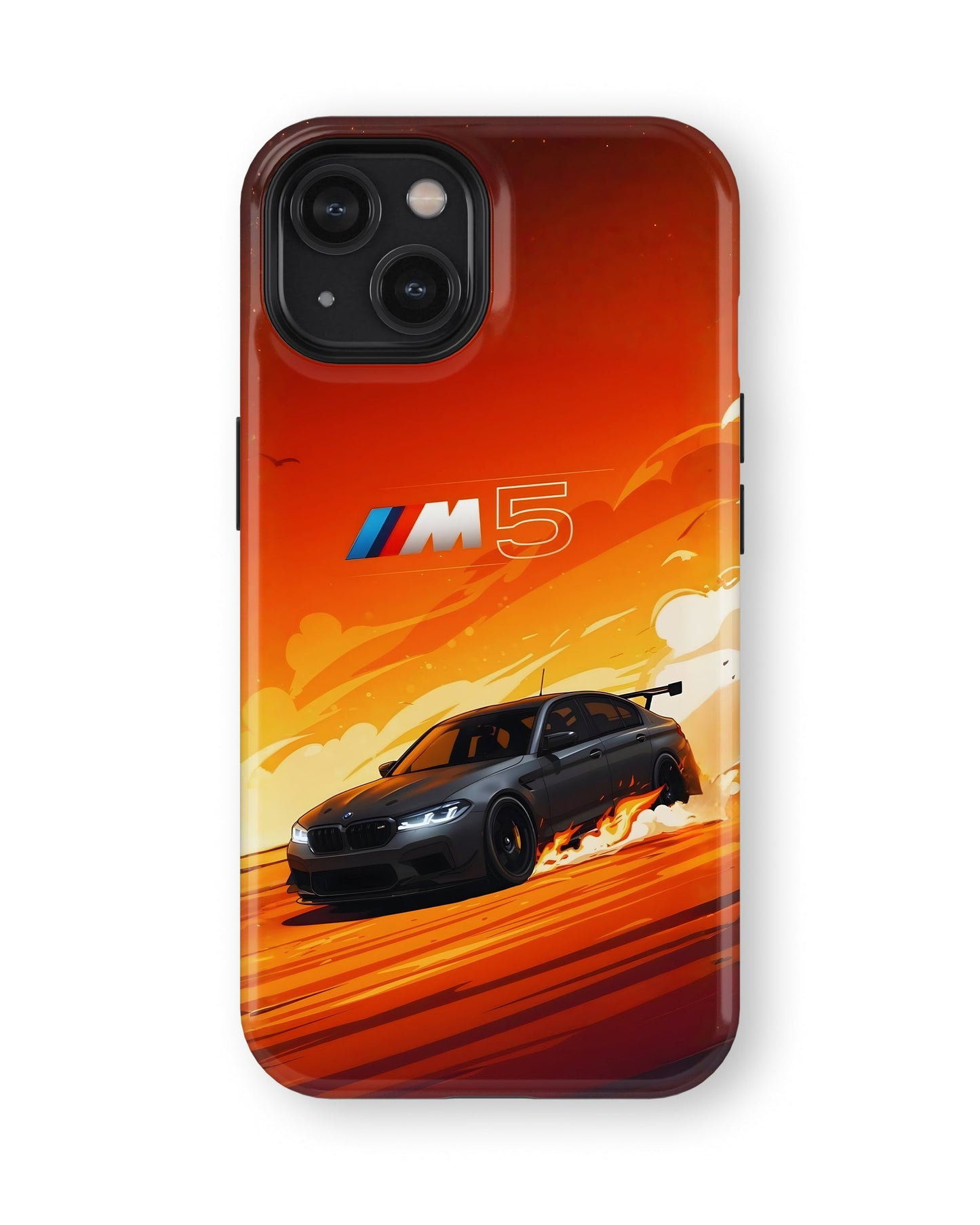 iPhone 14 Plus Tank Case | Sports Car (Burning M)