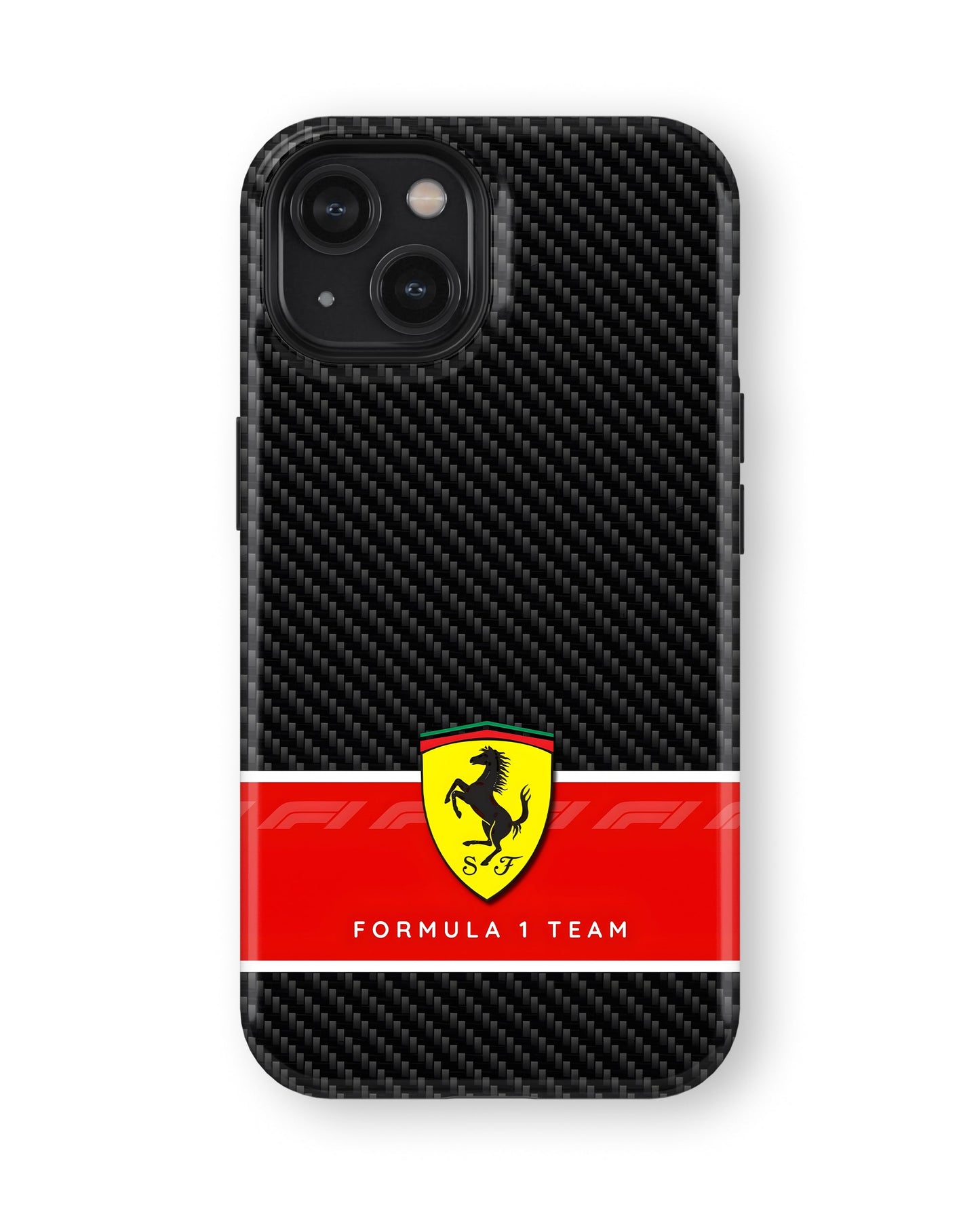 iPhone 13 Mini Tank Case | Formula 1 (Carbon Ferrari)