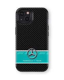 iPhone 15 Plus Tank Case | Formula 1 (Carbon Mercedes)