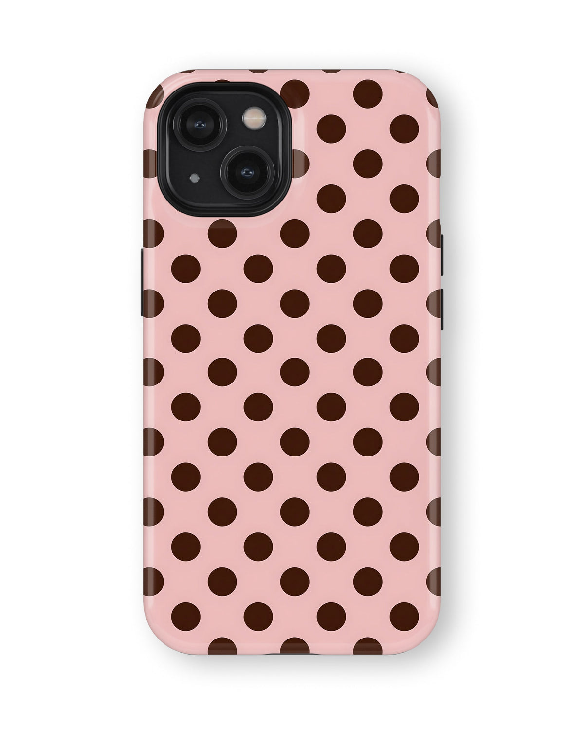 iPhone 13 Mini Tank Case | Girls Aesthetics (Choco Dots)