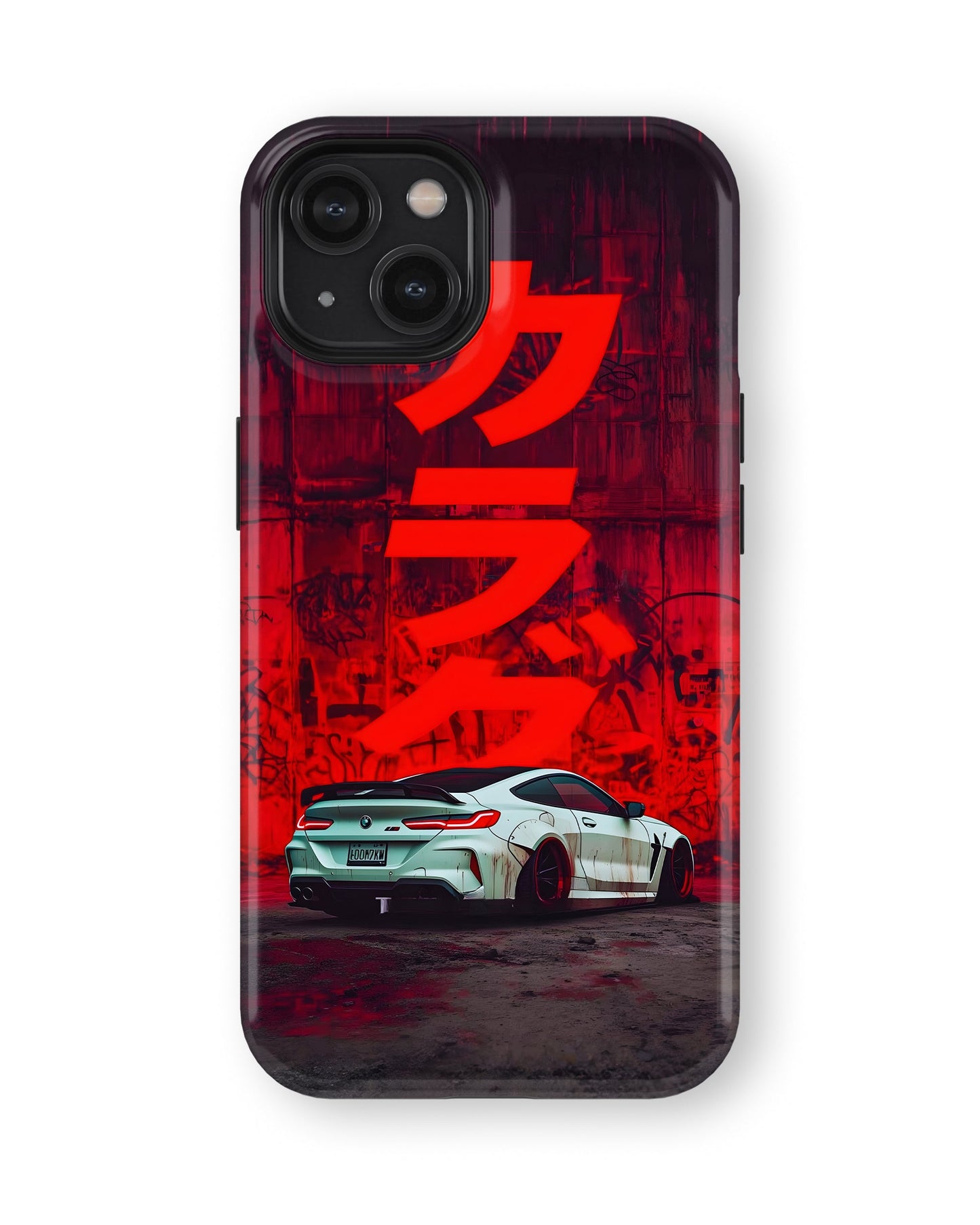 iPhone 15 Plus Tank Case | Sports Car (Crimson Drift)