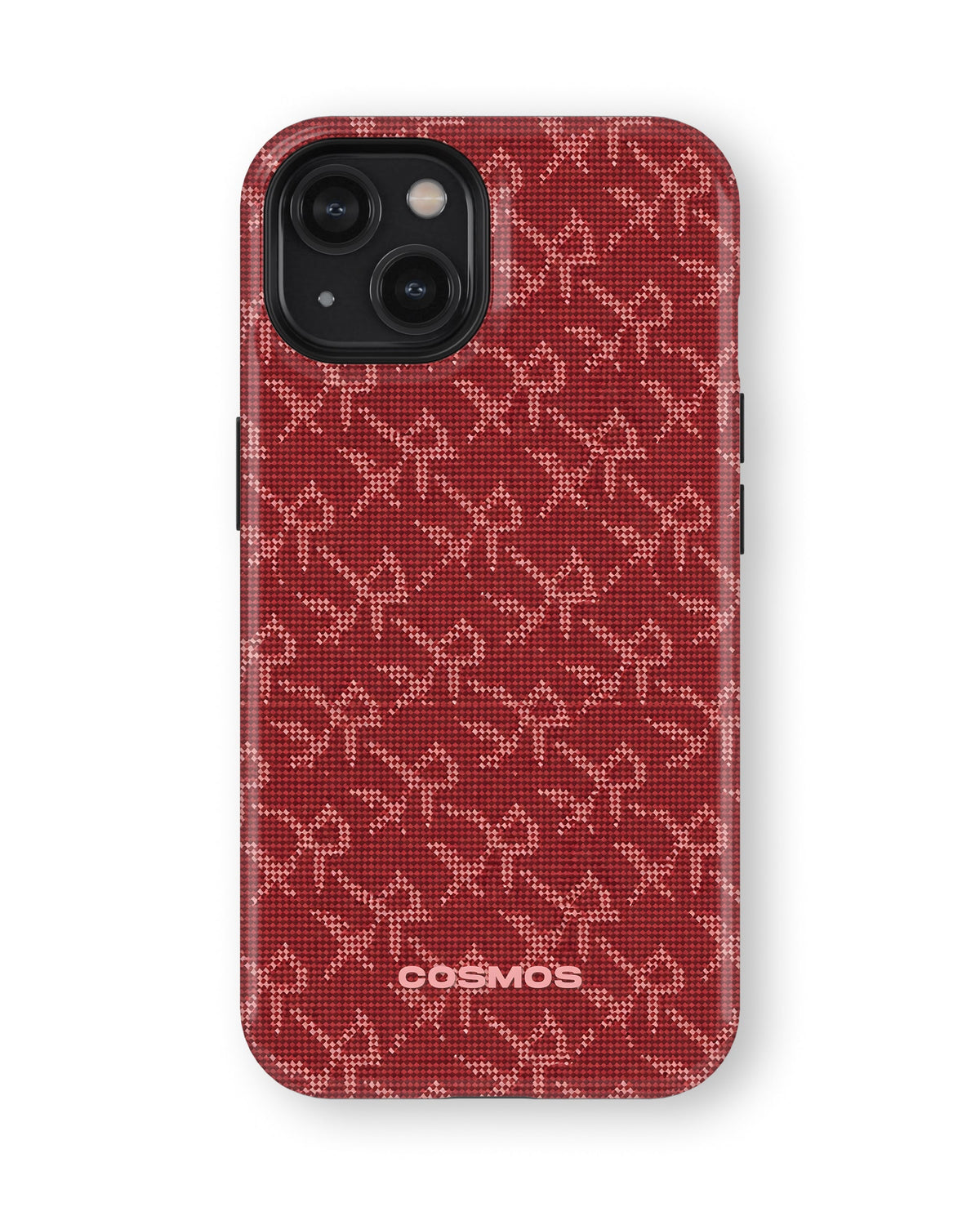 iPhone 13 Tank Case | Textures (Crimson Knit)