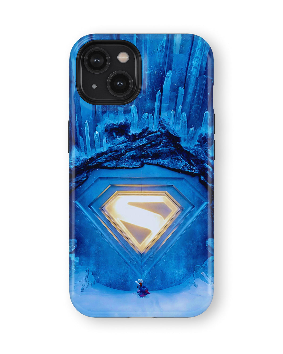 iPhone 14 Plus Tank Case | Superhero (Crystal Fortress)