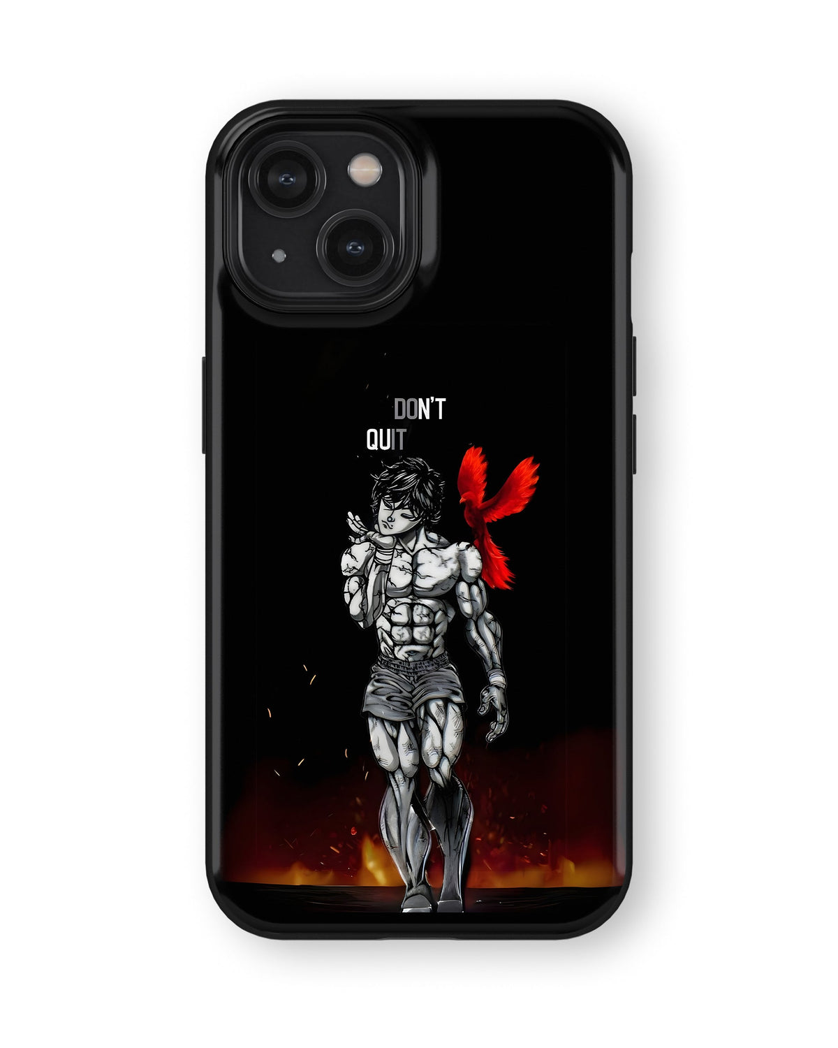 iPhone 15 Plus Tank Case | Anime (Dont Quit)