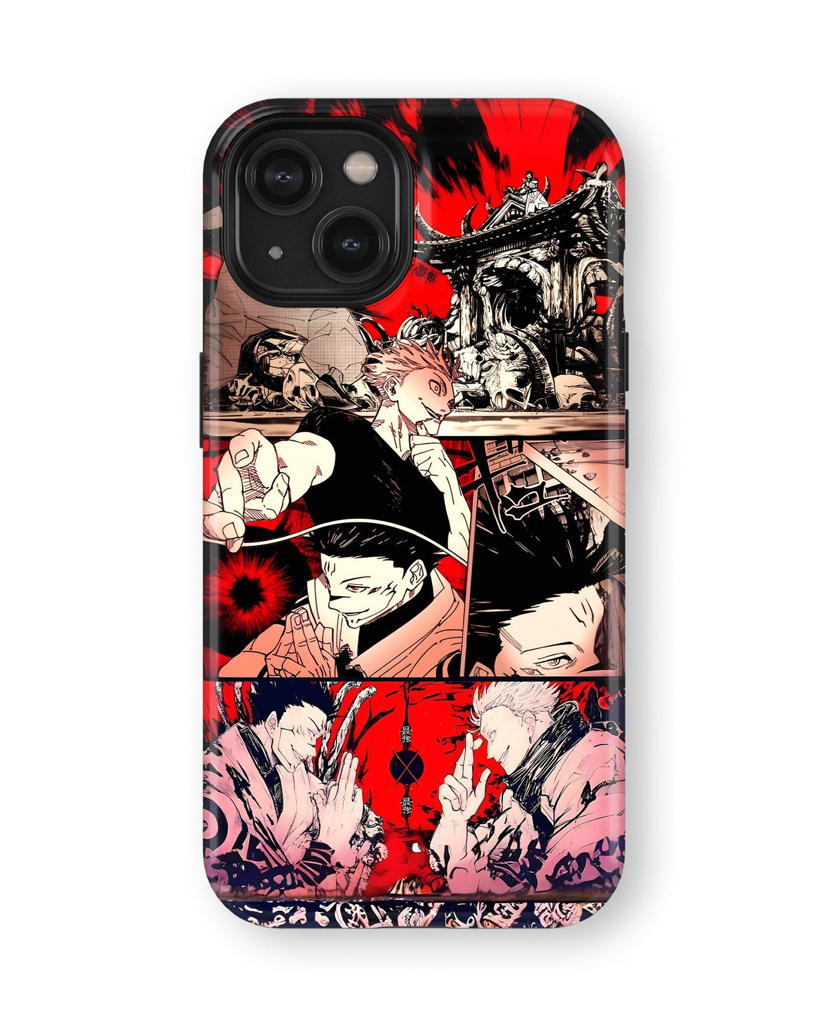 iPhone 15 Plus Tank Case | Anime (Gojo vs Sukuna)