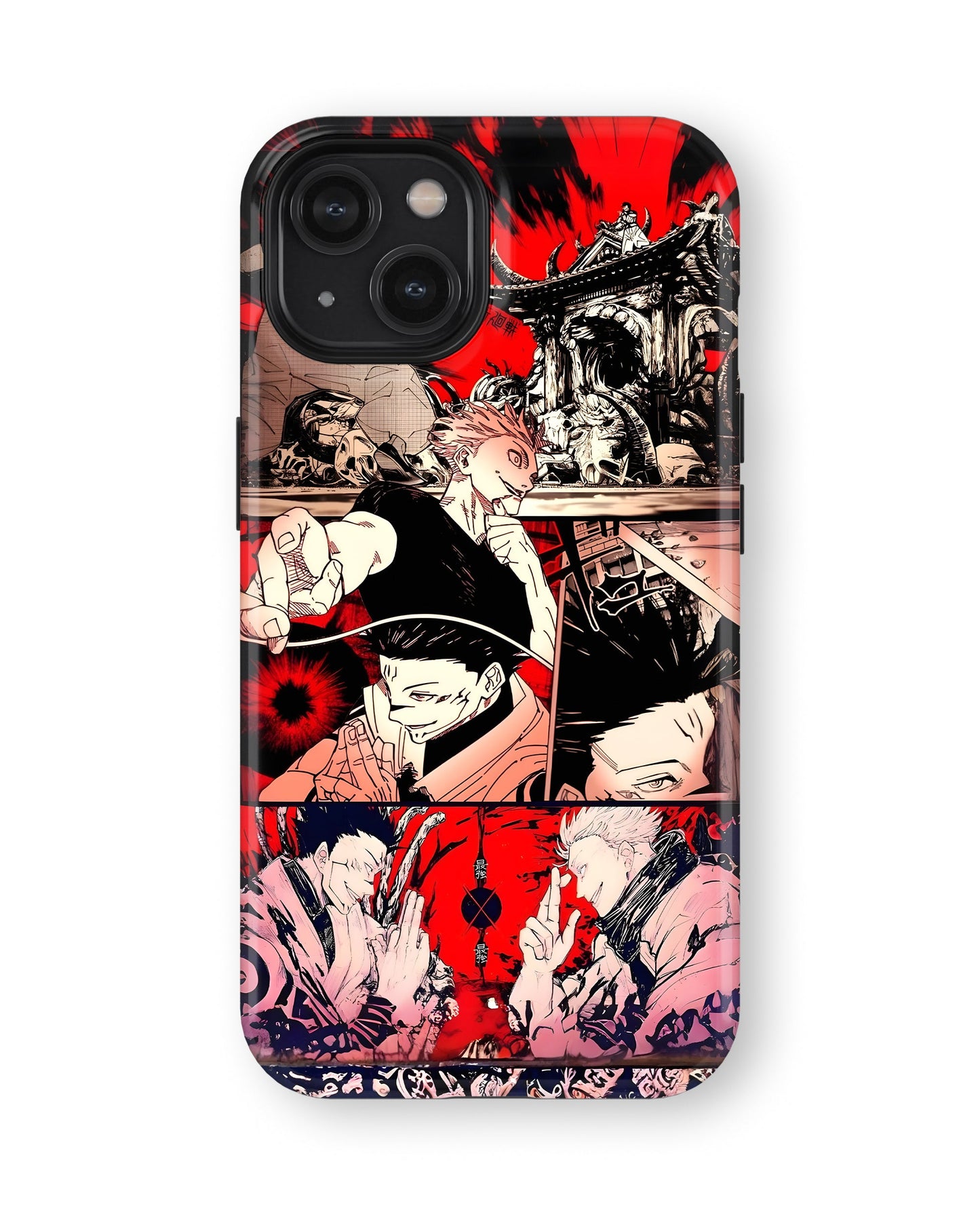 iPhone 15 Plus Tank Case | Anime (Gojo vs Sukuna)