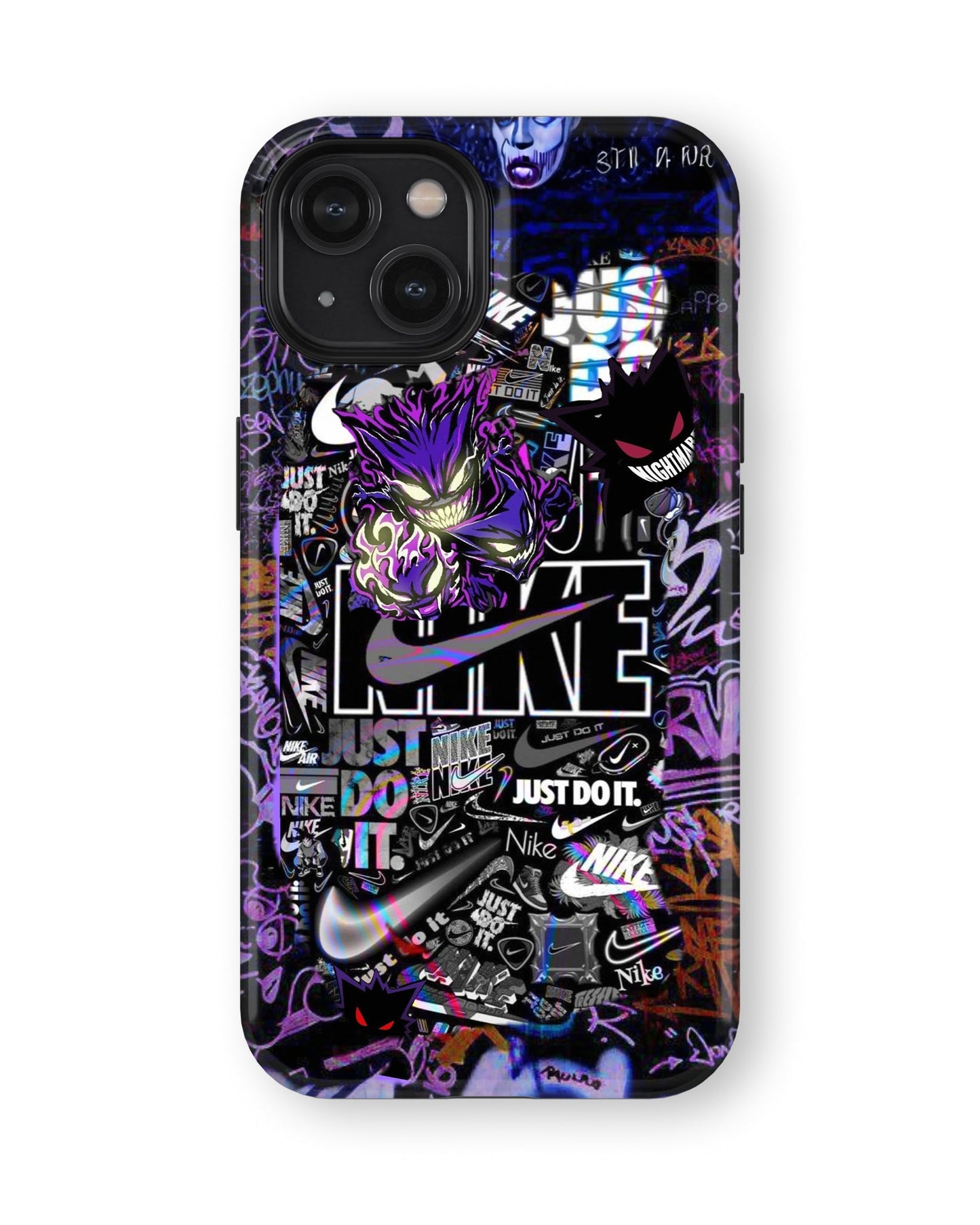 iPhone 14 Plus Tank Case | Modernism (Graffiti Hustle)