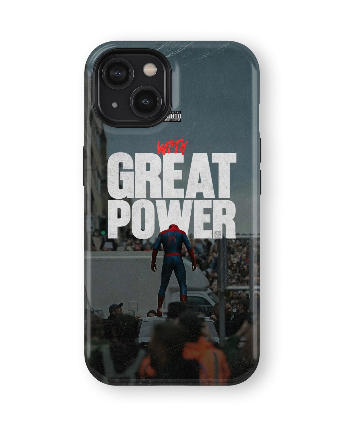 iPhone 13 Mini Tank Case | Superhero (Great Power)