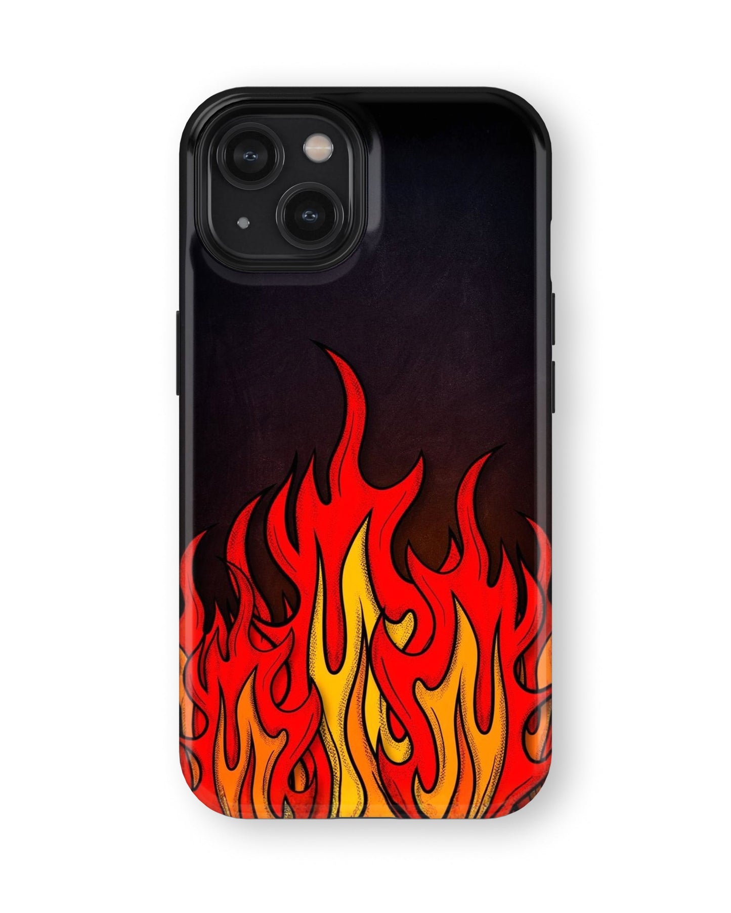 iPhone 14 Plus Tank Case | Modernism (Hellfire)