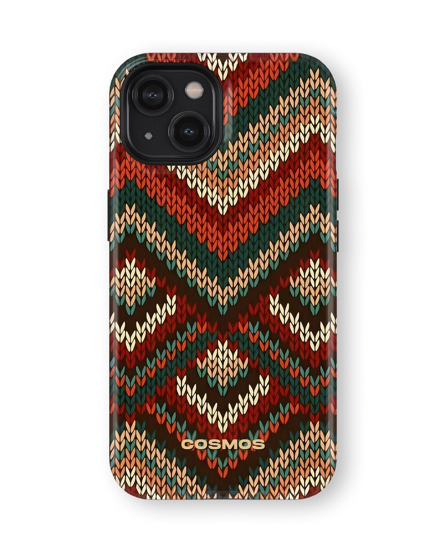 iPhone 14 Plus Tank Case | Textures (Heritage Knit)