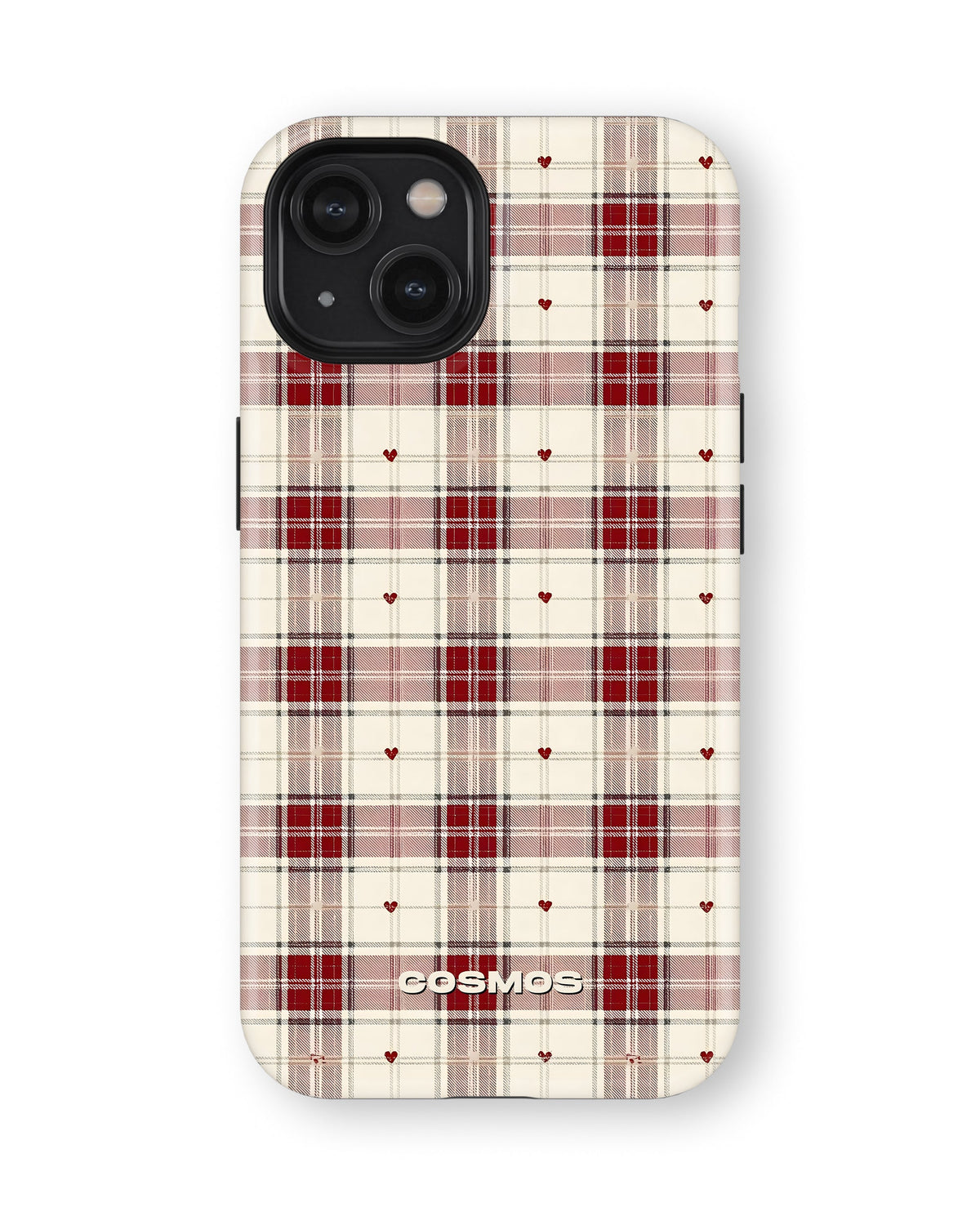 iPhone 14 Plus Tank Case | Textures (Heritage Plaid)