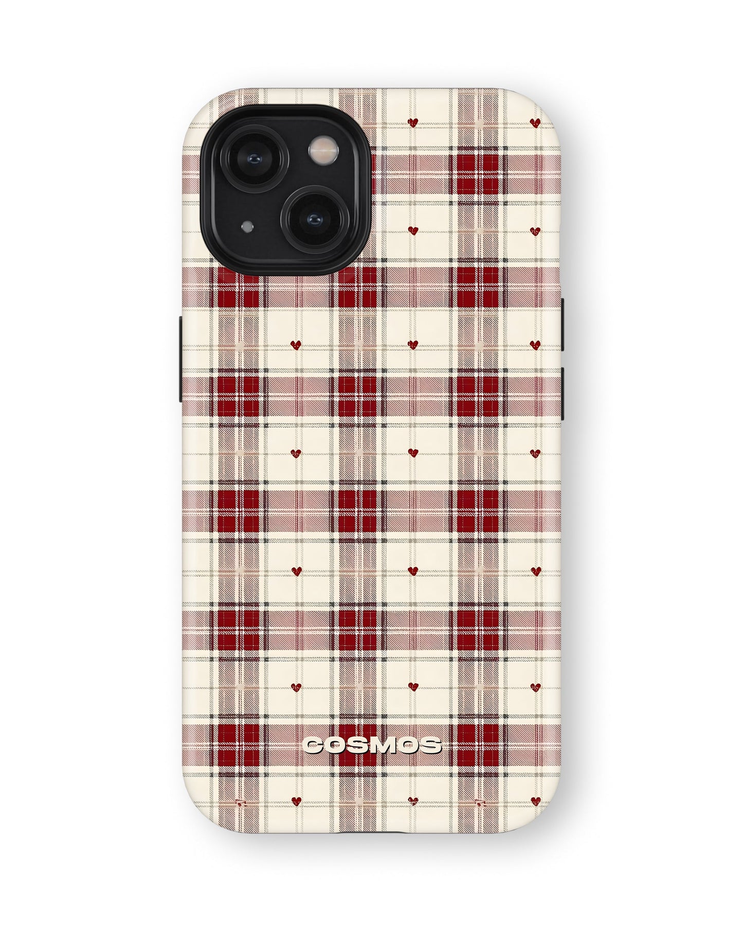 iPhone 14 Plus Tank Case | Textures (Heritage Plaid)