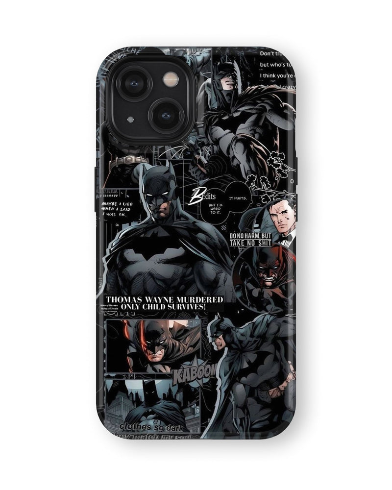 iPhone 15 Plus Tank Case | Superhero (Knightfall)