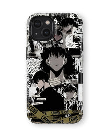 iPhone 14 Plus Tank Case | Anime (Manga Noir)