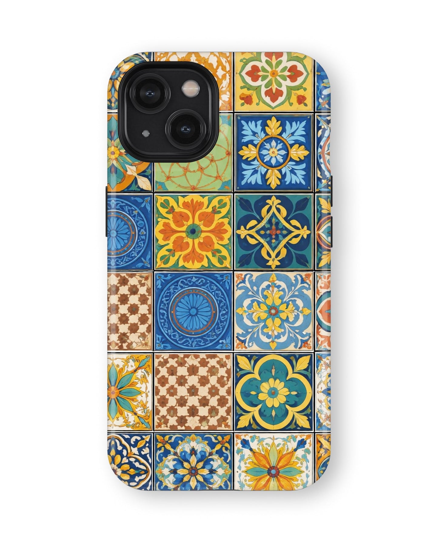 iPhone 14 Tank Case | Girls Aesthetics (Moroccan Tiles)
